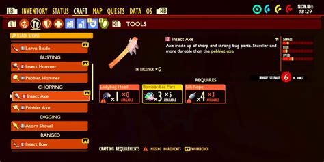 grounded insect axe tier 2.